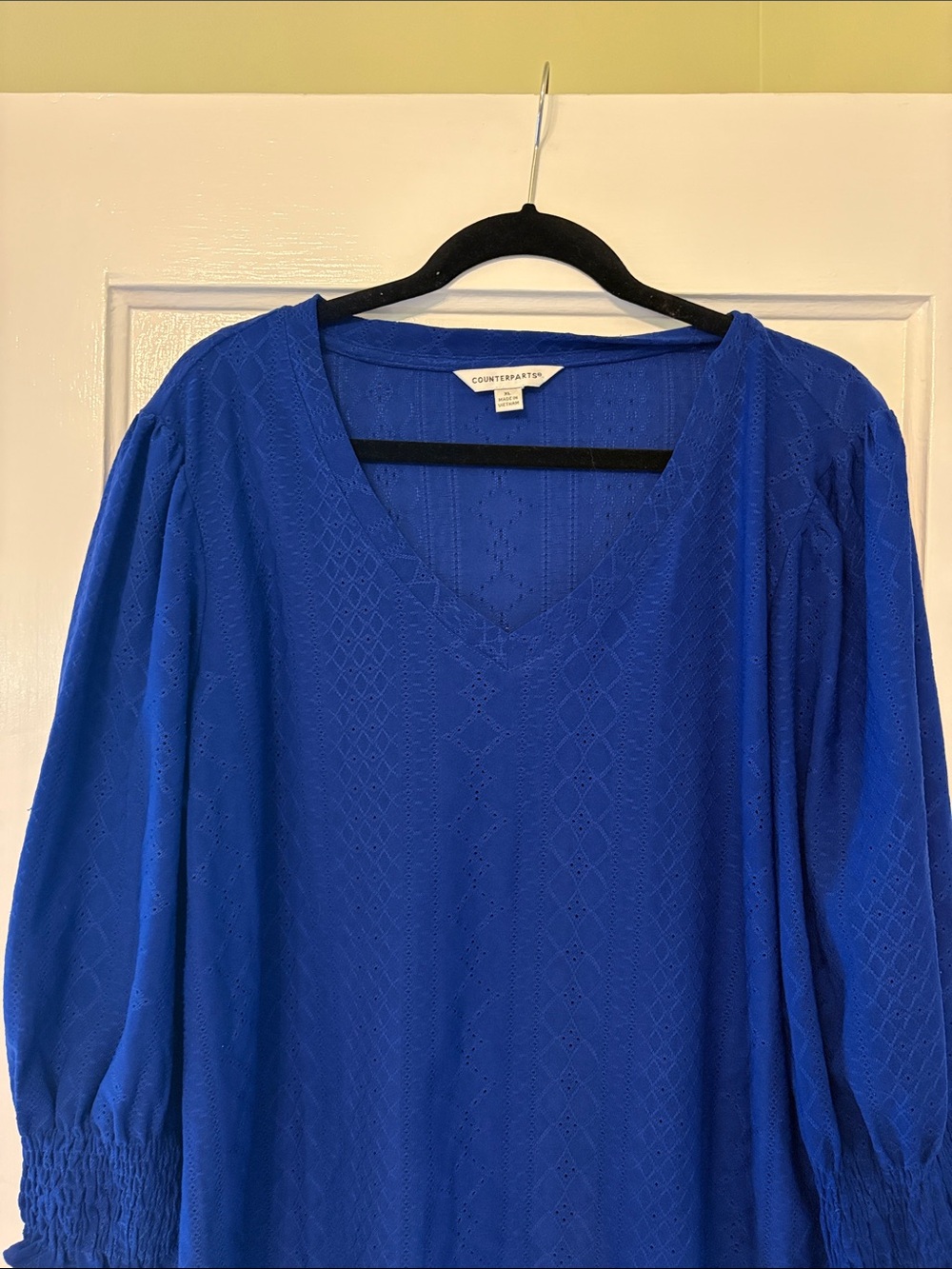 Counterparts Royal Blue V-Neck Tunic Top